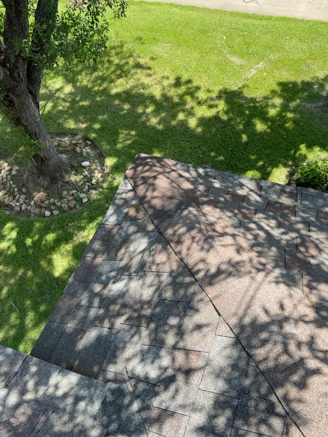 Completed roof repair by HSR in Dickinson, Texas